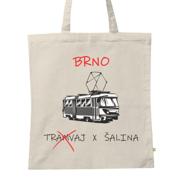 BIO plátěná taška s potiskem Šalina